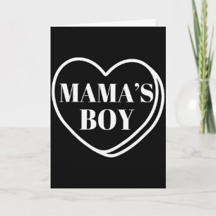 Kids Mamas Junge Kleinkind Herz Valentinstag Baby Karte