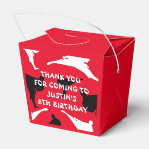 Kid's martial arts karate Geburtstagsparty Gunst B Geschenkschachtel