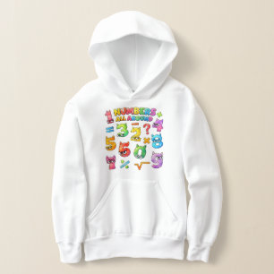 Kids Mathe Zahlen Hoodie Number Day UK