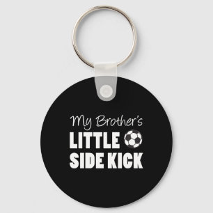 Kids Mein Bruder Little Side Kick Fußball jünger Schlüsselanhänger
