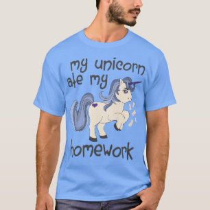 Kids Mein Einhorn hat meine Hausaufgaben gefressen T-Shirt
