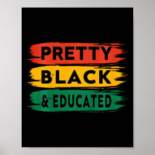 Kids Melanin Black History Month Poster