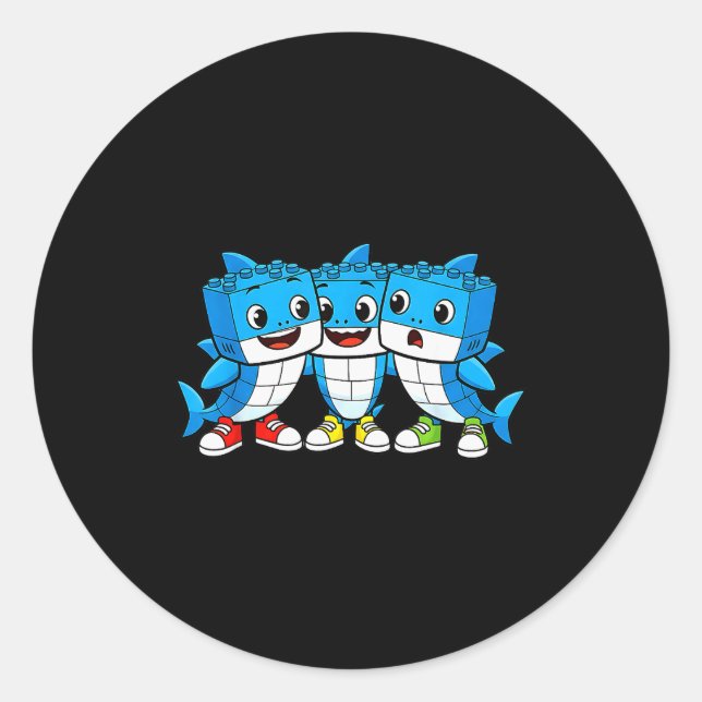 Kids Meme Funny Italian Brainrot Kids Boys Girl Me Runder Aufkleber (Vorderseite)