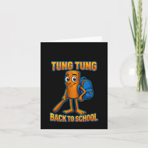 Kids Meme Tung Tung Sahur Italienisches Brainrot z Karte