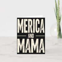 Kids Merica und Mama Lustig Patriotische Mutter US