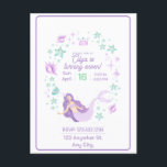 Kids Mermaid Birthday Splash Postkarte<br><div class="desc">Wir laden Sie zu einer Kindermädchen Geburtstagsparty ein! Kommen Sie und besuchen Sie uns,  um sich im Swimmingpool zu amüsieren,  wo Sie mit Meerjungfrauen schwimmen,  Muscheln und Blasen spielen und köstliche Leckereien mit Meeresbezug genießen können. Vergessen Sie nicht,  Badeanzug und Handtuch mitzubringen!</div>