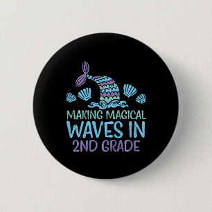 Kids Mermaid Magical Waves 2. Klasse Zweiter Button