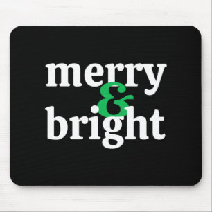 Kids Merry Bright Weihnachts-T-Shirt Mousepad