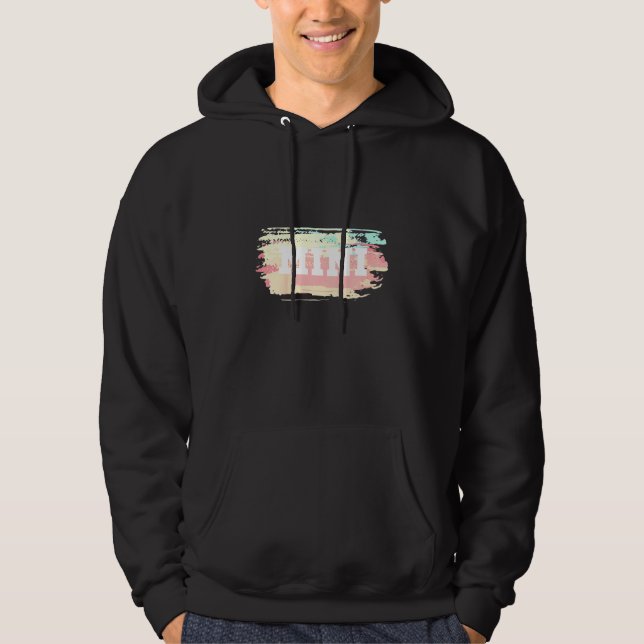 Kids Mini Pastel Gefärbte Krawatte Hoodie (Vorderseite)