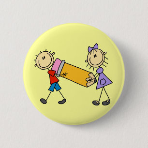 Kids mit Stift Button