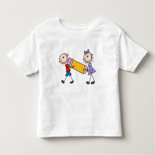Kids mit Stift Kleinkind T-shirt
