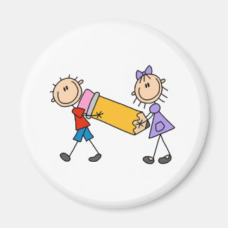 Kids mit Stift Magnet