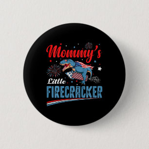 Kids Mommys Little Knallfrosch Unabhängigkeitstag Button
