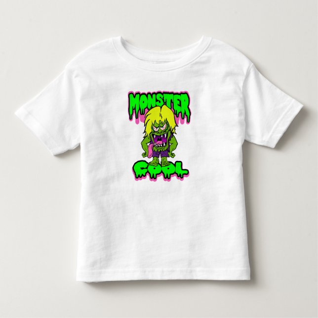 Kids Monster Cool Kleinkind T-shirt (Vorderseite)