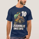 Kids monster truck 10th birthday shirt crushing it<br><div class="desc">Kids monster truck 10th birthday shirt crushing it since 2012 kid  .</div>