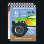 Kids Monster Truck Birthday Party hinzufügen Foto  Einladung<br><div class="desc">Anpassbar an Ihre Eventspezifikationen.</div>