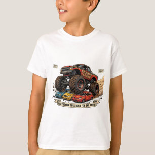 Kids Monster Truck Ersatzreifen T-Shirt 