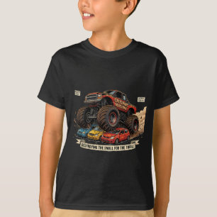 Kids Monster Truck Ersatzreifen T-Shirt