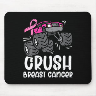 Kids Monster Truck Pink Brustkrebs Bewusstsein Ki Mousepad