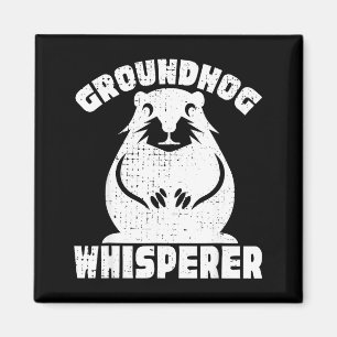 Kids Murmeltiertag Junge Mädchen Süße Marmota Wald Magnet
