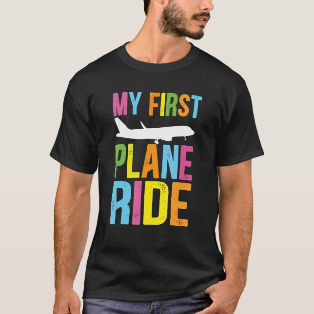 Kids My First Plane Ride My First Plane Ride Kids  T-Shirt (Vorderseite)