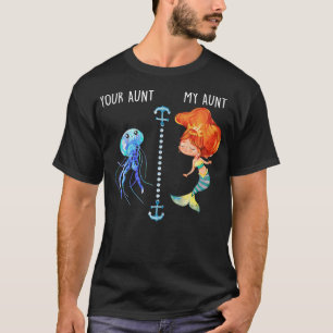 Kids Niece Nephew Aunties BESTE FREUNDIN Meerjungf T-Shirt