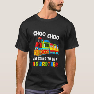 Kids Niedlich Choo Choo Ich werde ein großer Brude T-Shirt