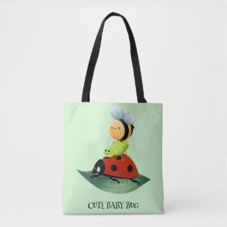Kids Niedlich Red Ladybug Bee Insekt auf grünem Bl