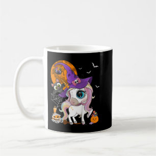 Kids Niedlich Unicorn Hexenhut Pumpkin Halloween L Kaffeetasse