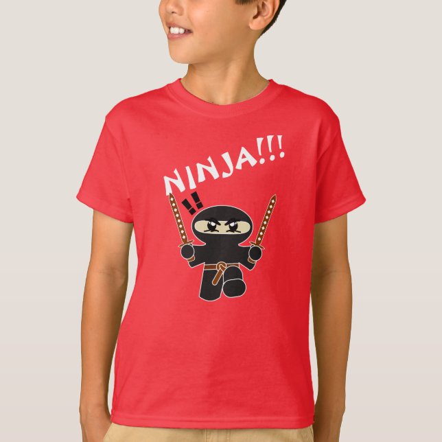 Kids Ninja T - Shirt (Vorderseite)