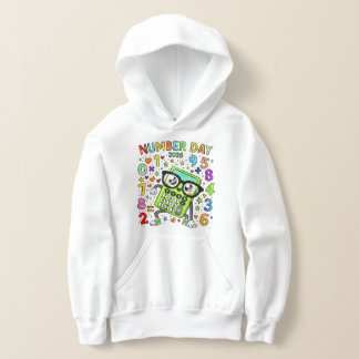 Kids Number Day Hoodie | Farbige Mathe-Zahlen