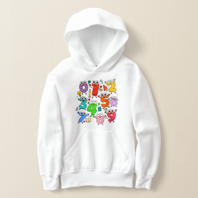 Kids Number Day Hoodie | Fun Maths Numbers (Ablage )