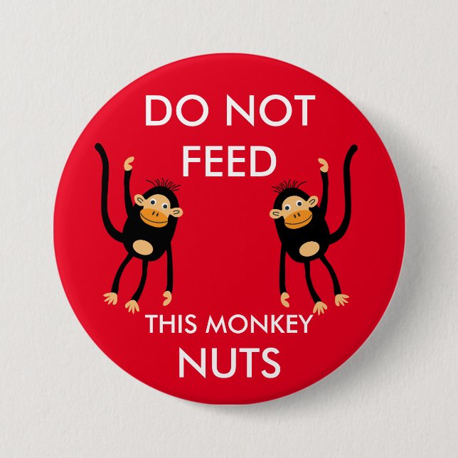Kids Nut Allergy Warning Button (Vorderseite)