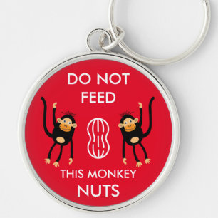 Kids Nut Allergy Warning Schlüsselanhänger