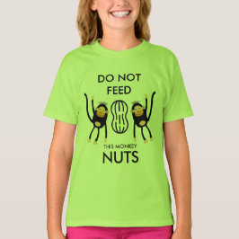 Kids Nut Allergy Warning T-Shirt