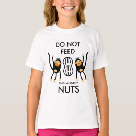 Kids Nut Allergy Warning T-Shirt