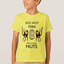 Kids Nut Allergy Warning T-Shirt