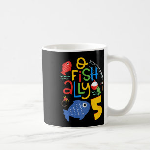 Kids O-fish-ally Five Geburtstagsdekorationen 5 Ja Kaffeetasse