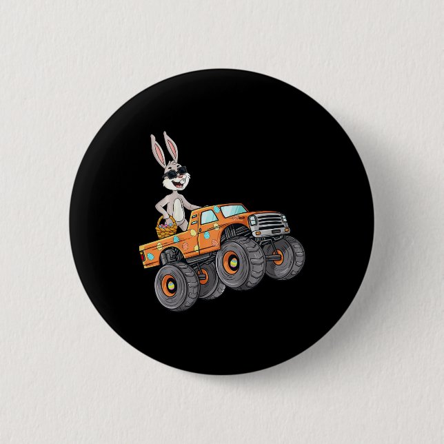 Kids Oaster Rabbit Riding Monster Truck Fun Boys G Button (Vorderseite)