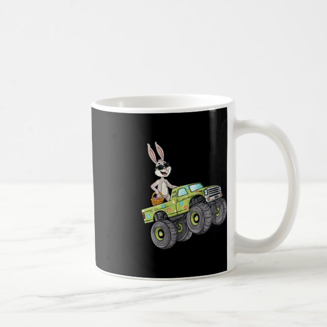 Kids Oaster Rabbit Riding Monster Truck Fun Boys G Kaffeetasse (Rechts)