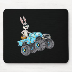 Kids Oaster Rabbit Riding Monster Truck Fun Boys G Mousepad