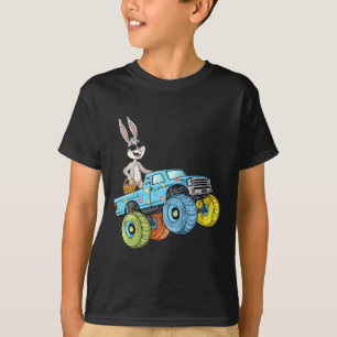 Kids Oaster Rabbit Riding Monster Truck Fun Boys G T-Shirt