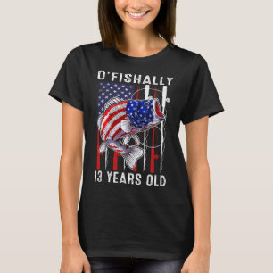 Kids O'fishally 13 Jahre alte Geburtstags 13. Gebu T-Shirt