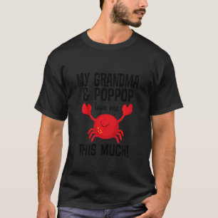 Kids Oma and PopPop Liebe Me Großer Krab T-Shirt
