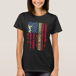 Kids Opa's Angler Kumpel Vater Sohn Team Junger F T-Shirt