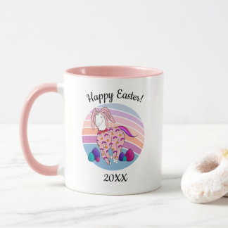 Kids Oster Sonniges Einhorn im Bunny Anzug Bunnico Tasse