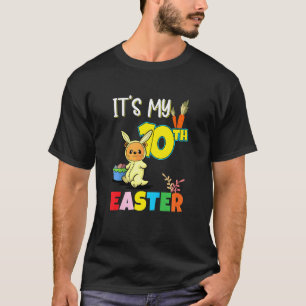 Kids Ostereier Jagd 10. Geburtstag Niedlich Ostern T-Shirt