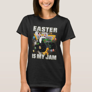 Kids Ostern ist mein Jam Monster Truck Bunny Junge T-Shirt