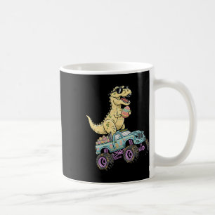 Kids Ostern T Rex Monster Truck Dino Grafik Kaffeetasse
