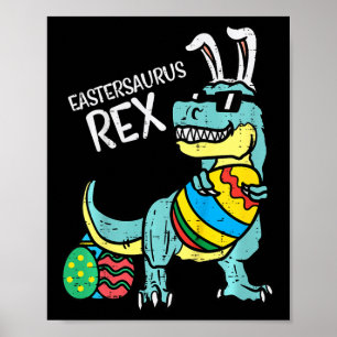 Kids Ostsaurus Rex Ostern Trex Hase Kleinkind Bo Poster